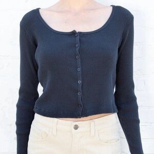 Brandy Melville zelly ribbed long sleeve
